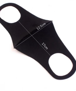 Lorlie BLACK FASHION COTTON MASK