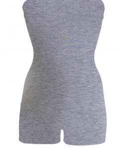 Lorlie BASIC LOVER CHARCOAL GRAY ROMPER