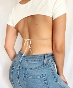 Lorlie ON YOUR OWN OPEN BACK TOP