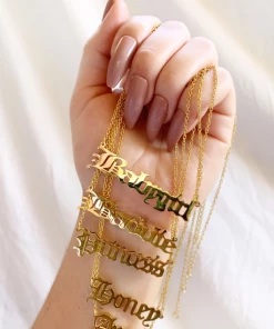 Lorlie OLD ENGLISH NECKLACE ACCESSORIES