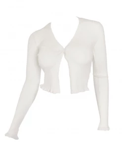 Lorlie TOPS MISS ME MUCH RIBBED CROP TOP