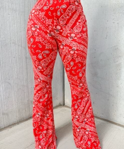 Lorlie GONE BAD BANDANA FLARE PANTS