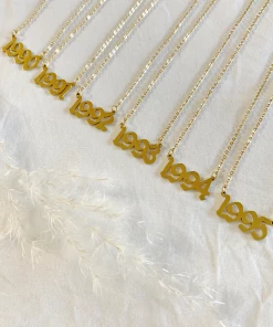 Lorlie IT'S MY BIRTH YEAR NECKLACE