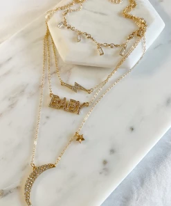 Lorlie MOON + BABY LAYERED NECKLACE