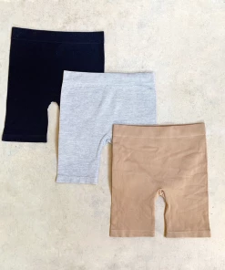 Lorlie BOTTOMS LIVING TOO COMFY RIBBED BIKER SHORTS