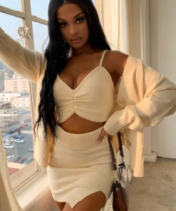 Lorlie KNIT YOU FOREVER CARDIGAN SKIRT SET