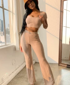 Lorlie SETS WON'T LEAVE YOU MOCHA TWO PIECE SET