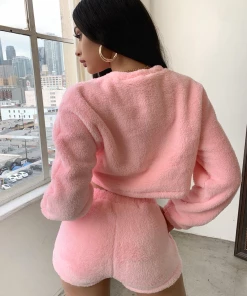 Lorlie SOFT FEELINGS PINK FUZZY SET