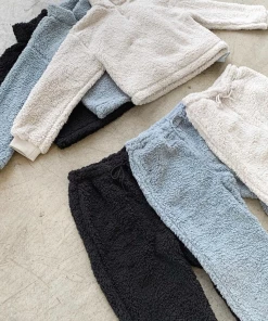 Lorlie SETS WANDERLUST SNUGGLE BLACK JOGGER SET