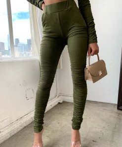 Lorlie OUT DAY AND NIGHT OLIVE STACKED SET