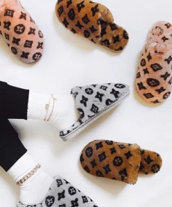 Lorlie SHOES SPONGY PINK FURRY SLIPPER