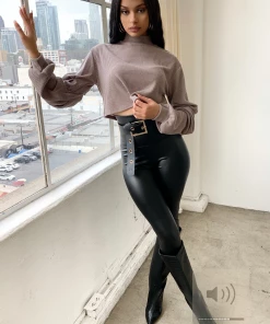 Lorlie TOPS NOT TAKING SIDES MOCK NECK TOP