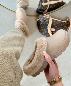 Lorlie ALL FOR YOU FAUX FUR SLIDE