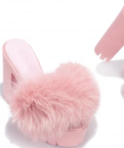 Lorlie BADDIE BUT SWEET PINK PLATFORM HEELS SHOES