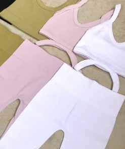 Lorlie ON MY MIND RIBBED SET