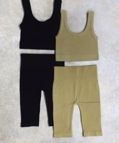 Lorlie SETS CHILL WITH IT RIBBED SET