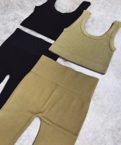 Lorlie SETS CHILL WITH IT RIBBED SET