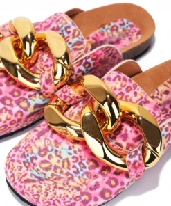 Lorlie BOUNCING BACK CHAIN FLAT MULE