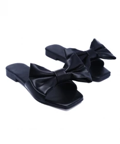 Lorlie SHOES BOW DREAMING BLACK SANDAL