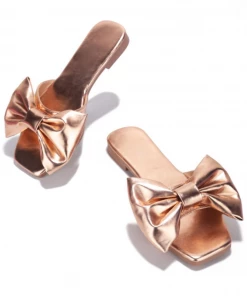 Lorlie SHOES BOW DREAMING ROSE GOLD SANDAL