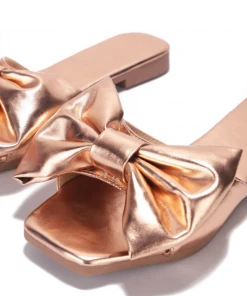 Lorlie SHOES BOW DREAMING ROSE GOLD SANDAL