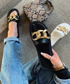 Lorlie LAVISH LIFESTYLE BLACK SANDAL SHOES