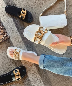 Lorlie SHOES LAVISH LIFESTYLE WHITE SANDAL