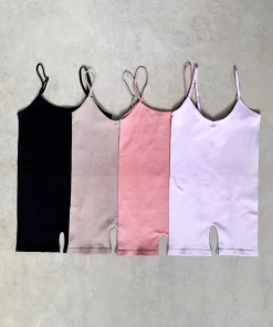 Lorlie EVERYDAY RIBBED SEAMLESS ONESIE ROMPERS