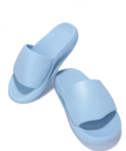 Lorlie ASTRO RUBBER BLUE SLIDE SHOES