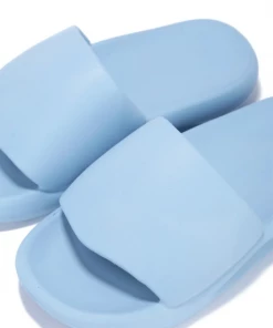 Lorlie ASTRO RUBBER BLUE SLIDE SHOES