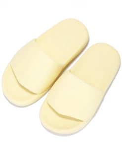 Lorlie ASTRO RUBBER BEIGE SLIDE SHOES