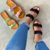 Lorlie A SPRING SITUATION BLACK SANDALS SHOES