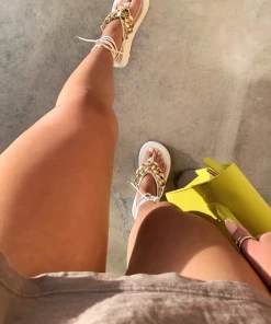 Lorlie DON'T SLEEP ON WHITE PLATFORM SANDAL SHOES