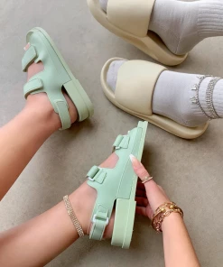 Lorlie ELEVATED MINT GREEN DAD SANDAL
