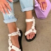 Lorlie TOP TREND WHITE DAD STRAP SANDAL