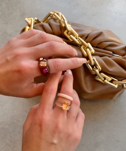 Lorlie NEED A LATTE RING TRIO