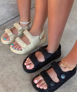 Lorlie SOL Y LUNA NUDE DAD SANDAL SHOES