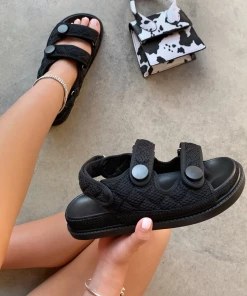 Lorlie SOL Y LUNA BLACK DAD SANDAL