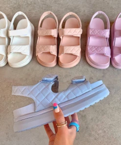 Lorlie THE TRENDSETTER BLUE CHUNKY SANDAL