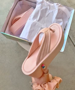 Lorlie HEAT & WAVES PINK THONG SANDAL