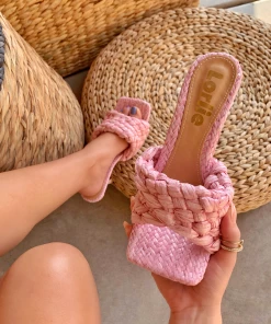 Lorlie SHOES SEA SIDE PINK HEEL MULE