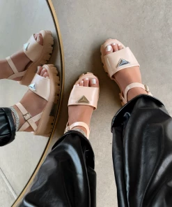 Lorlie THAT GIRL NUDE PLATFORM SANDAL WOMENS