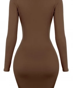 Lorlie DRESSES SWAY MY WAY BROWN MINI DRESS