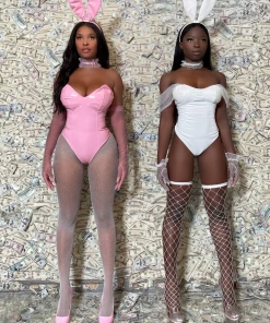 Lorlie WHITE BUNNY IN WONDERLAND SEXY HALLOWEEN COSTUME