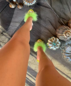 Lorlie SHOES THE MEAN ONE FUR MULE HEEL