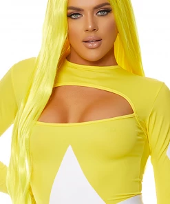 Lorlie YELLOW STRAIGHT LONG HAIR WIG