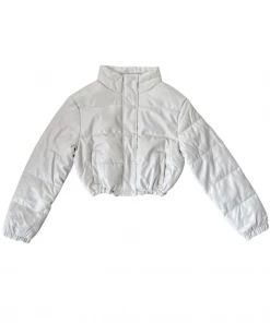 Lorlie HIGH STYLE CROPPED PUFFER JACKET WOMENS