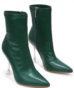Lorlie RICH FANTASY GREEN HEEL BOOT WOMENS