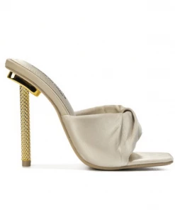 Lorlie WOMENS GLAM SZN OFF WHITE HEEL MULE