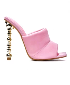 Lorlie HIGH GLAM PINK MULE HEEL